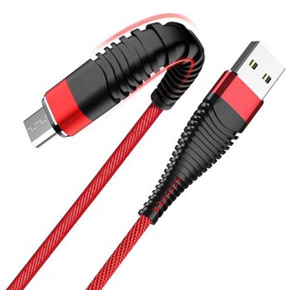 Bakeey 2A Micro USB Type-C Nylon Braided Fast Charging Data Cable For Oneplus 7 HUAWEI XIAOMI S10 S10+ VIVO OPPO