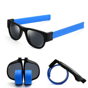 Unisex UV400 Polarized Folding Bracelet Glasses Creative Sunglasses Fashion Funny Eyewear