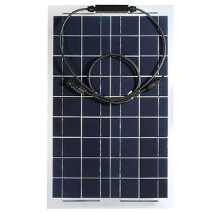 30W 12V Mono Semi Flexible Solar Panel Battery Charger For RV Boat Smart Car