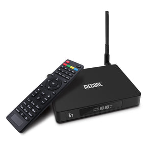 Mecool K7 S905X2 4GB DDR4 RAM 64GB ROM 1000M LAN 5G WIFI bluetooth Android 9.0 4K H.265 VP9 TV Box DVB-S2/T2/C Signal Receiver