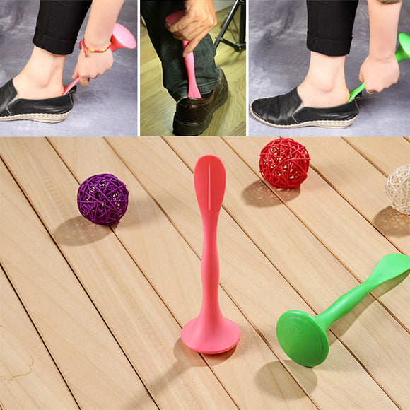 Random Color Tumbler Flexible Boots Protecter Remover Aid Slip Easy Reach Assistant Handle Shoehorn