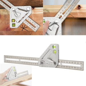 Multi-function Woodworking Triangle Ruler Angle Ruler Revolutionary Carpentry Tool Measuring Tool