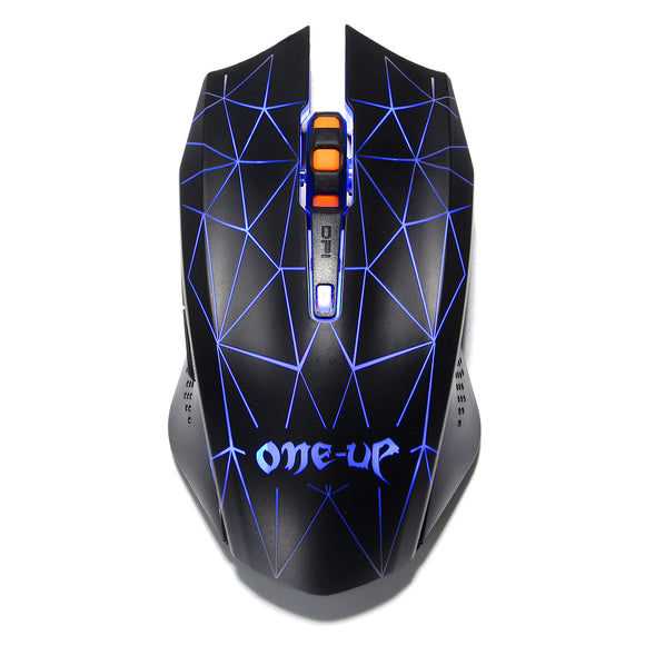 One-Up OM-790 Adjustable 2500DPI 6 Buttons USB Wired Backlight Gaming Mouse for PC Laptop