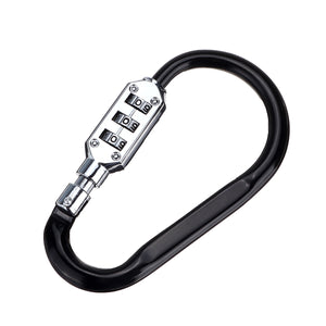 3 Digit Combination Motorcycle Helmet Lock Bicycle Bag Suitcase Padlock Carabiner Security Alloy Locks