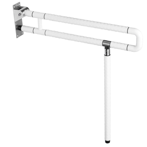 60cm/75cm Toilet Bathroom Grab Bar Elderly Disability Safety Handrail White