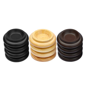 Wente Piano Caster Cups Wood Foot Pads for Upright Piano Parts