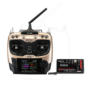 RadioLink AT9S 2.4GHz 10CH Upgrade Transmitter with R9DS DSSS&FHSS Receiver