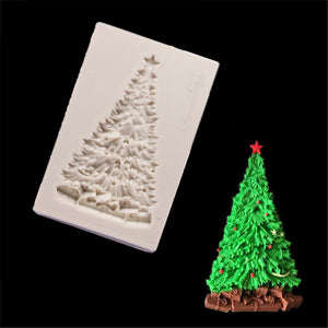 Christmas Tree Silicone Baking Mold Cake Fondant Chocolate Mould Decor Craft