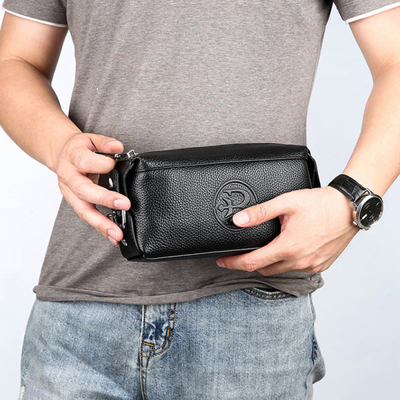 Men Genuine Leather Personalized Wallets Phone Bag Card Holder