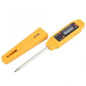 ALL SUN ETP109B Portable Digital Thermometer Electronic Temperature Meter Food Thermometer With Stainless Probe