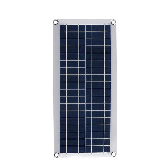 12V 30W IP65 Waterproof PolycrystallinePET Solar Panel with 4xSuckers+Cables for 5V USB Output