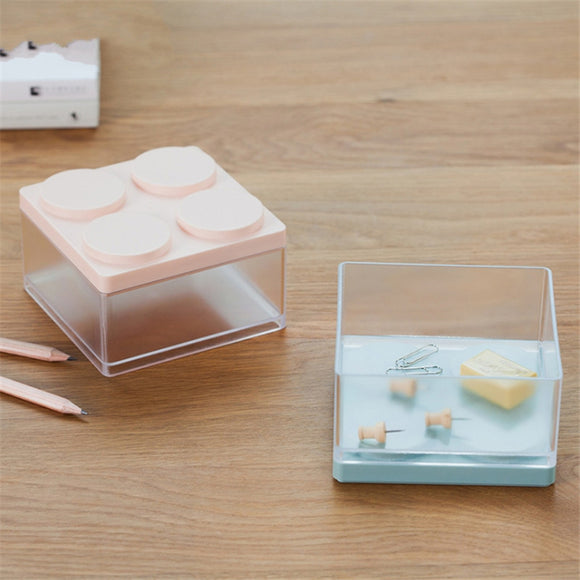 Delicacy Superimposed Storage Box Saving Space Office Desktop Organizer Mini Plastic Display Box