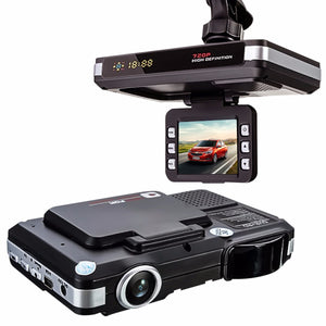 2in1 5MP Car DVR Recorder+Radar Laser speed Detector Trafic Alert