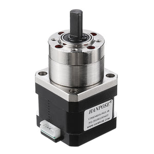 HANPOSE 17HS3401S-PG Nema 17 Extruder Gear Stepper Motor 42 Motor Ratio Planetary Gearbox Stepper Motor