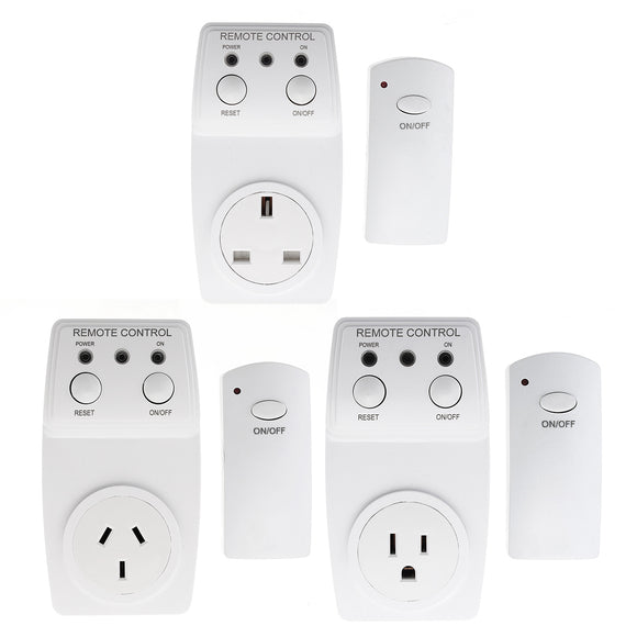 230V 10A Wireless Remote Control Smart Switch Socket Power Outlet Plug Charger