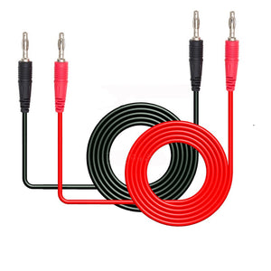 3Pcs Y202 1M PVC Banana Plug Test Cable Copper Lantern Insert 15A Replaceable Multimeter Probe