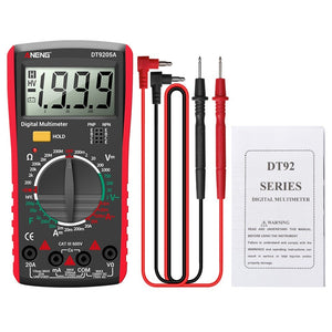 ANENG DT9205A Newly HD Digital True RMS Professional Multimeter Auto AC/DC Voltage Current Tester Buzzer Electrical Multimetro