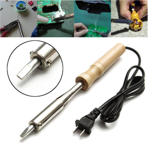 150W 110V Soldering Iron Soldering Solder Flat Nozzle Chisel Tip Repair Tool US Plug