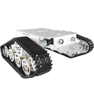 Silver/Golden T300 Aluminum Alloy Metal Wall-E DIY Tank Track Caterpillar Chassis Kit