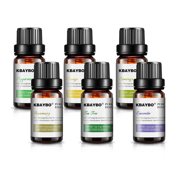 3pcs/6pcs 10ml Pure Natural Plant Extracts Essential Oils Set For Aromatherapy Diffusers Humidifier Air Lavender Tea Tree Lemongrass Rosemary Essential Oil