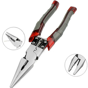 8inch Professional Tool Multifunction Wire Plier Stripper Crimper Cutter