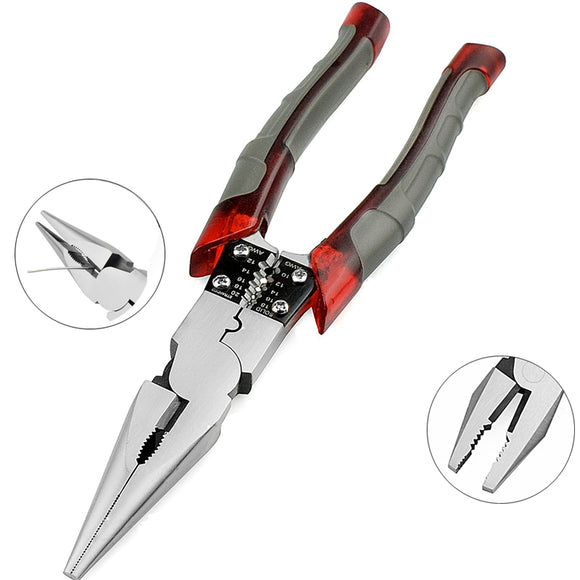 8inch Professional Tool Multifunction Wire Plier Stripper Crimper Cutter