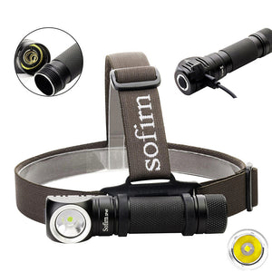 Sofirn SP40 XPL 1200lm 3000k/4000k USB Rechargeable Headlamp 18650 18350 LED Flashlight