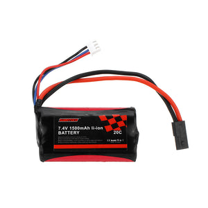 SUBOTECH 18650 7.4V 1500mAh 20C 2S Li-ion Battery for BG1513 BG1515 BG1518 RC Vehicles Model