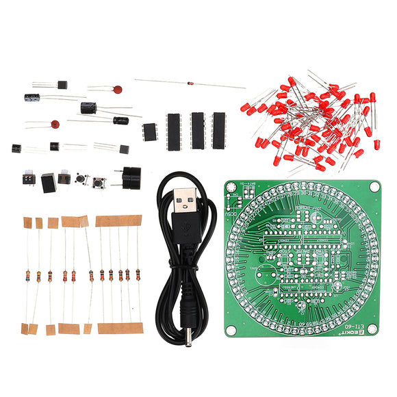 EQKIT 60 Seconds Electronic Timer Kit DIY Parts Soldering Practice Board