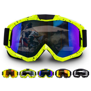 Universal Motorcycle Cycling Skiing Sport Goggles Outdoor Windproof TPU Anti-shock Breathable