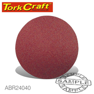 SANDING DISC 115MM 40 GRIT 10/PACK HOOK AND LOOP