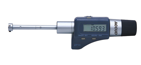 DIGITAL THREE POINTS INTERNAL MICROMETER SET WITH SETTING RINGS 50-100