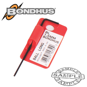 HEX BALL END L-WRENCH 1.5MM PROGUARD SINGLE BONDHUS