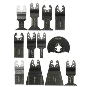 12pcs Saw Blades Oscillating Multitool Set for Fein Bosch Makita