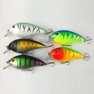 ZANLURE 8.5cm Biomimetic Minnow Fishing lures Bass Hooks