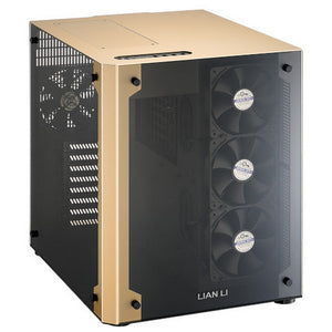 Lian-li PC-o8W GolD+balck - 2x full-sized tempered glass panels ( side + front )