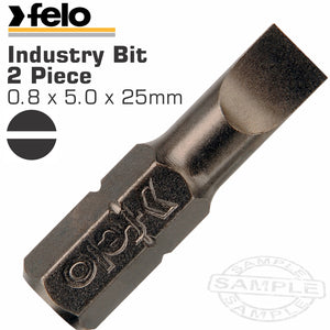 FELO SLOT SL 0.8 X 5.0 X 25MM 2PC INS.BIT