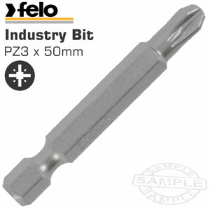 FELO POZI PZ3 X 50MM BULK POWER BIT