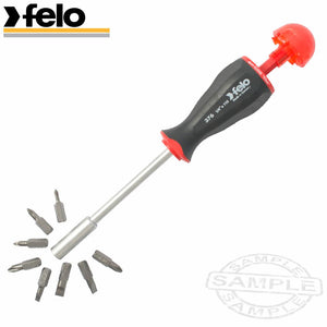 FELO 376 1/4'F BIT HOLDER 8PC S/DRIVER MAGAZINE HANDLE