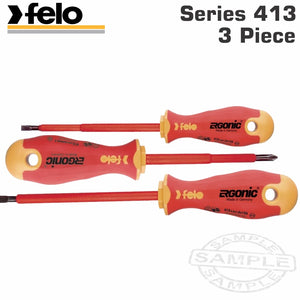 FELO 413 S/DRIVER SET 3PC ERGONIC INSULATED VDE SL/PH