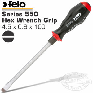 FELO 550 SL4.5X0.8X100 S/DRIVER FRICO HEX WRENCH GRIP