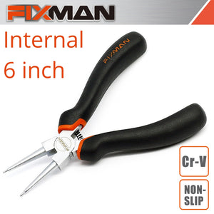 FIXMAN STRAIGHT INTERNAL CIRCLIP PLIERS 155MM 6'