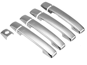 9 Pcs Chrome Plastic Outer Door Handle Cover For Nissan Navara D40 2005-2015