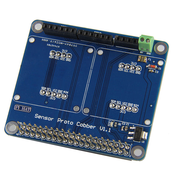 Multi-Function Sensor Expansion Board For Raspberry Pi B+