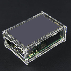 DIY Transparent Acrylic Case For 3.5 Inch TFT Screen Raspberry Pi B+