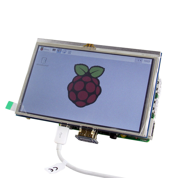 5 Inch HD TFT LCD Touch Screen For Raspberry PI 2 Model B / B+ / A+ / B