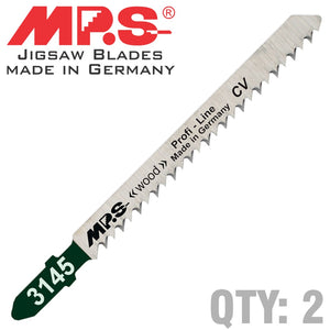 JIGSAW BLADE WOOD FINE CUT 100MM T-SHANK 8TPI