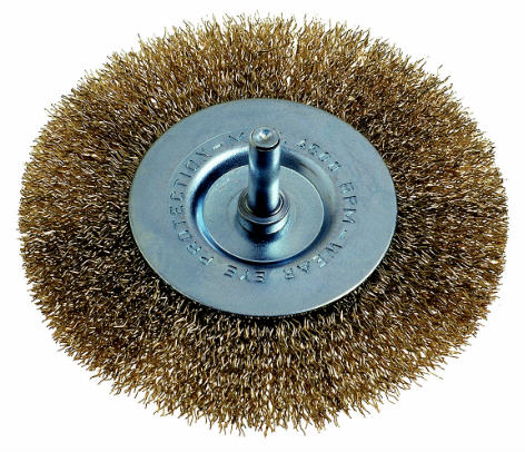 WIRE WHEEL BRUSH 75MM DBL.THIC