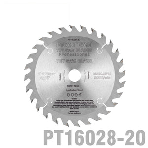 SAW BLADE TCT 160X2.2X20X28T WOOD PROF. PRO-TECH FES. TS55 W28