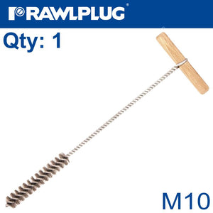 MANUAL WIRE BOTTLE BRUSHES M10 WOODEN HANDLE